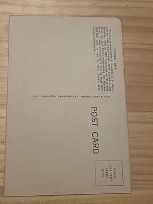 Grants Tomb Postcard New York City Vintage Linen Unposted 14906 Scenic Monument - Thumbnail 2