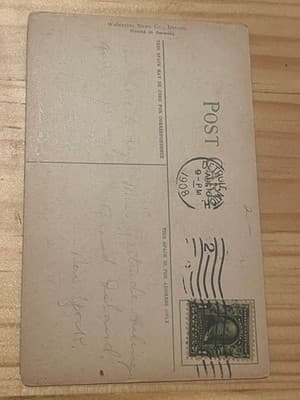 Detroit Harbor Michigan Postcard 1908 Wolverine News Co Printed in Germany - Thumbnail 2