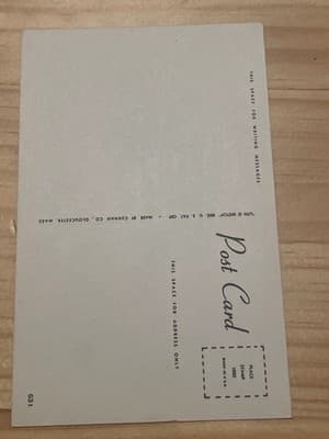 Taft Museum Cincinnati Ohio Postcard Vintage Pencil Sketch Unposted Clean Back - Thumbnail 2