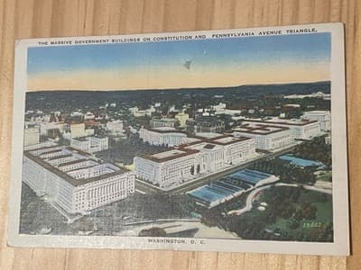 B S Reynolds Washington D C Postcard Government Buildings Pennsylvania Unposted - Image 1