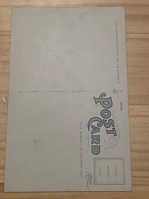 U of M Hospital Ann Arbor Michigan Vintage Linen Postcard Unposted Divided Back - Thumbnail 2