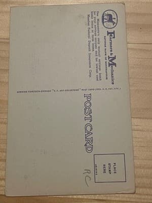 Curteich Chicago Postcard Farmers and Mechanics Bank Minneapolis Sixth Marquette - Thumbnail 2