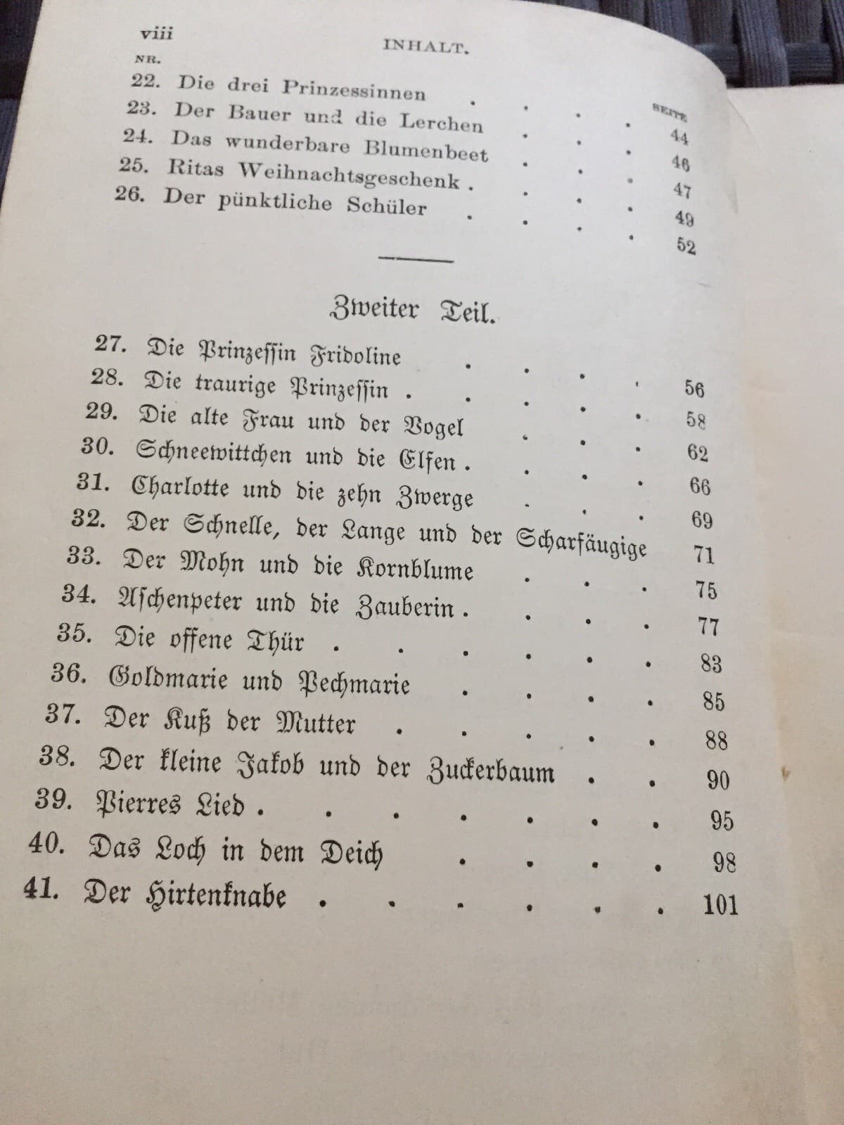 HEATH MODERN LANGUAGE SERIES 1899 German GESCHICHTEN UND MARCHEN Foster ATQ BOOK - Thumbnail 7