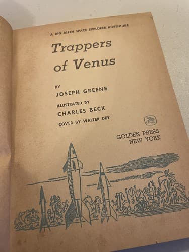 Trappers of Venus - A Dig Allen Space Explorer Adventure 1961 1st edition hardco - Thumbnail 4