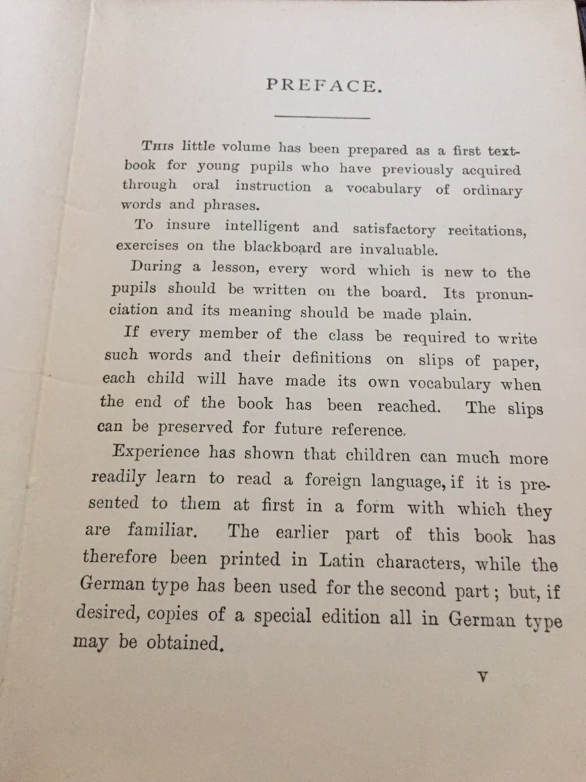 HEATH MODERN LANGUAGE SERIES 1899 German GESCHICHTEN UND MARCHEN Foster ATQ BOOK - Thumbnail 5