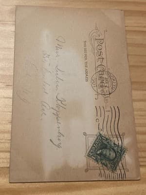 Washington Mt Vernon Postcard 4253 1907 Postmarked One Cent Stamp Vintage Used - Thumbnail 2
