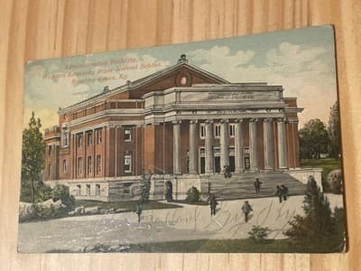 Western Kentucky Normal School Administration Bldg Postcard Bowling Green KY - Image 1