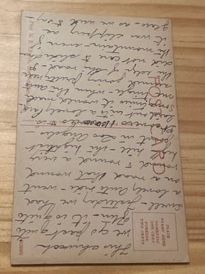 First M E Church Los Angeles CA Postcard Handwritten Unused Vintage Church - Thumbnail 2