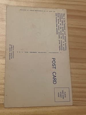 Gibson Merchandise Co The Arena St Louis Missouri Postcard Unposted Vintage - Thumbnail 2