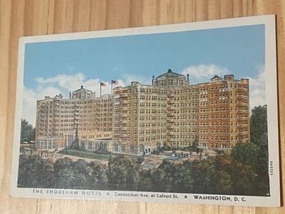 The Shoreham Hotel Washington DC Connecticut Ave Calvert St Postcard Unposted - Image 1