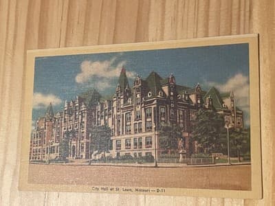 City Hall St Louis Missouri Postcard Dexter Press D-11 Colorcraft Unposted - Image 1