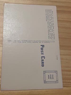 First California Theatre Monterey CA Postcard Linen Era Unposted Vintage 31944 - Thumbnail 2