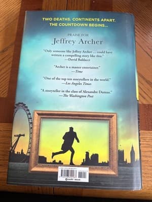 Jeffrey Archer End Game Hardcover Thriller Fiction Bestseller Dust Jacket Book - Thumbnail 2