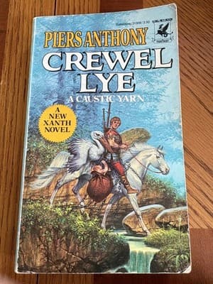 Piers Anthony Crewel Lye A Caustic Yarn Paperback Fantasy Novel Ballantine - Image 1
