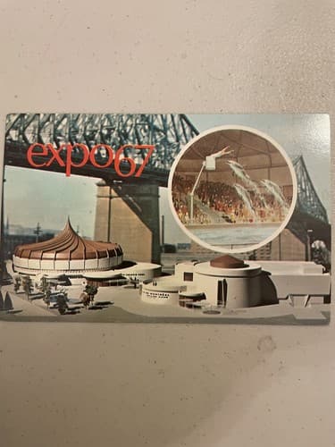 Expo 67 Montreal Canada Postcard Alcan pavilion - Image 1
