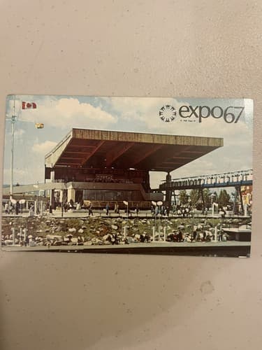 Expo 67 Montreal Canada Vintage Postcard - Image 1