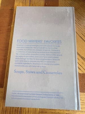 Soups Stews and Casseroles Cookbook Hardcover Food Writers Favorites Recipes - Thumbnail 2
