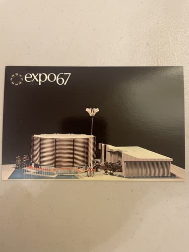 Vintage Expo 67 Postcard - Canadian Pacific-Cominco Pavilion, Montréal - Image 1