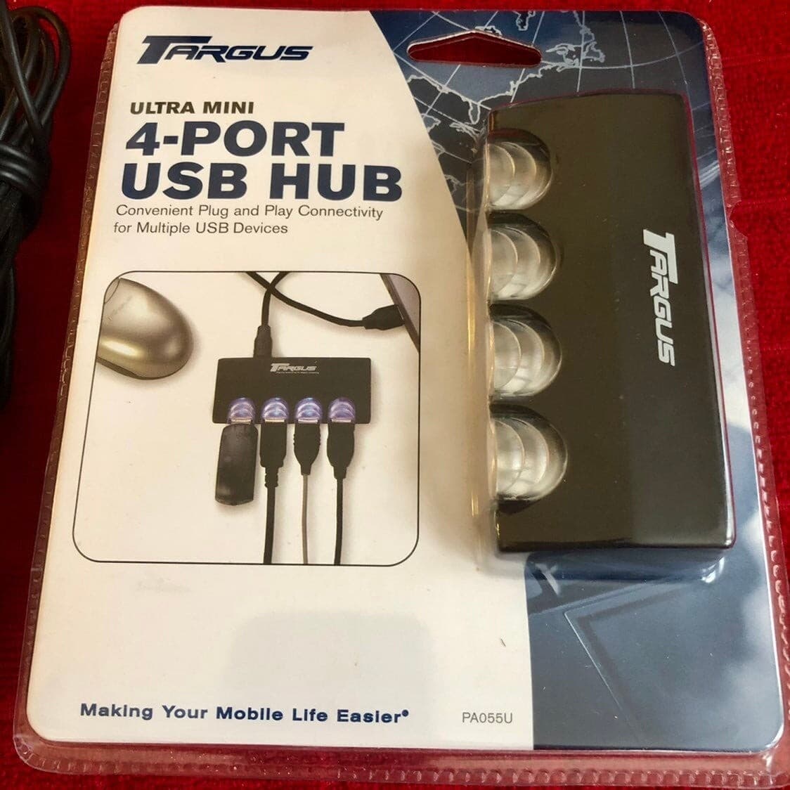 Usb 4 port hub & usb Dell mouse desk use - Thumbnail 2
