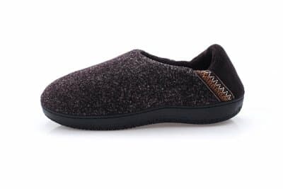 HomyWolf Unisex Memory Foam Coral Fleece House Slippers Warm Soft Slippers 44/45 - Image 1