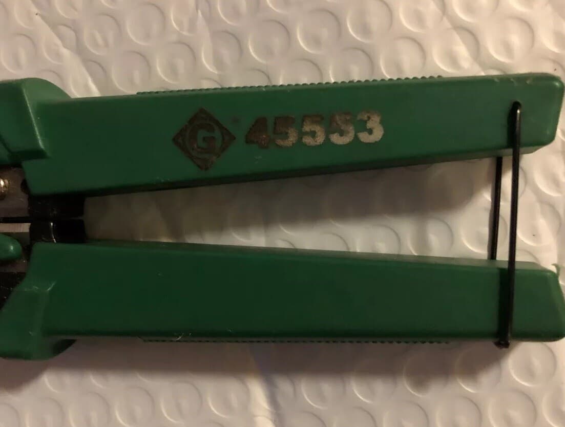 Greenlee 45553 8" Telephone Ratchet Crimper Tool 8P 6P - Thumbnail 4