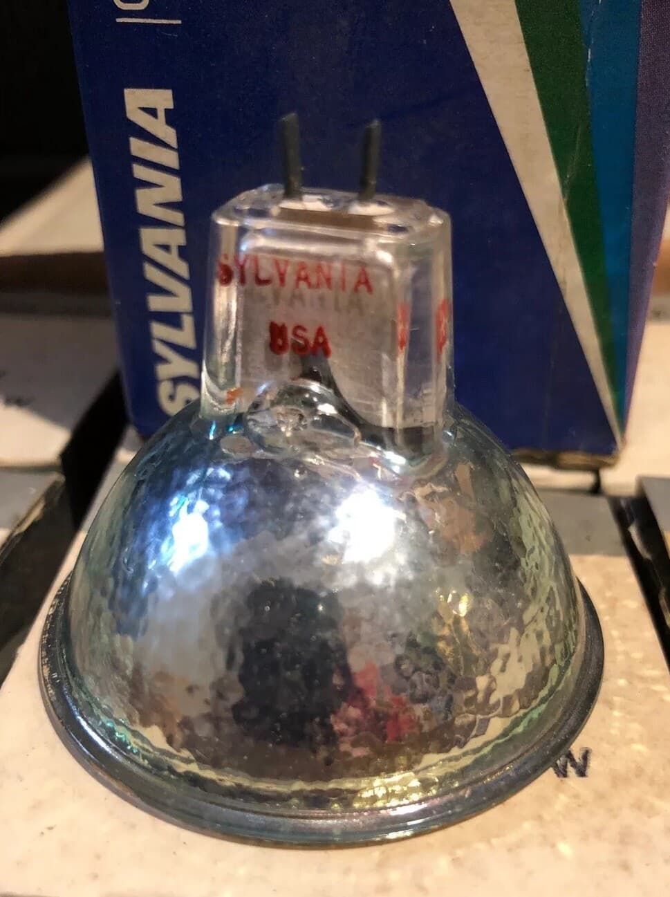 ELH Projector Projection Lamp Bulb-300W 120V AVG-35-HR SYLVANIA USA Vintage - Thumbnail 4