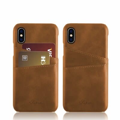 iPhone X CaseiPhone 10 Case Slim Fit Soft PU Protective Leather iPhone X Card... - Thumbnail 5