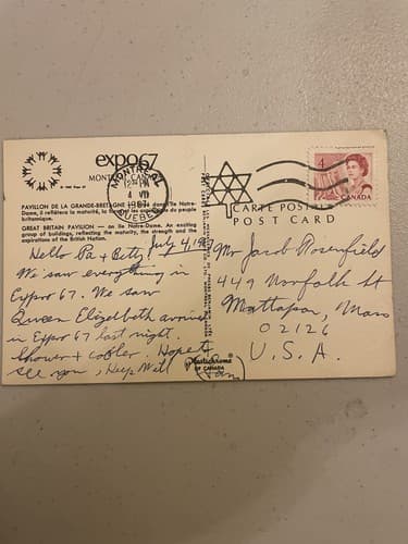 Expo 67 Montreal Canada Vintage 1967 Great Britain pavilion - Thumbnail 2