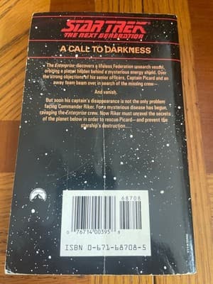 Star Trek The Next Generation A Call to Darkness Michael Jan Friedman Pocket PB - Thumbnail 2