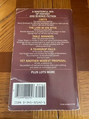 Larry Niven Limits Paperback Science Fiction Short Stories ISBN 0-345-32142-1 - Thumbnail 2