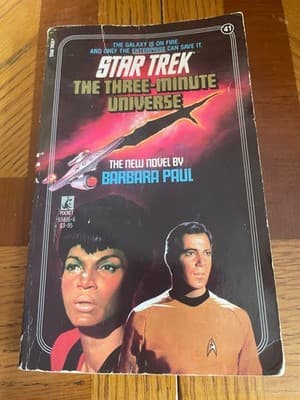 Star Trek The Three-Minute Universe Barbara Paul PB Sci-Fi Novel Pocket Books - Image 1