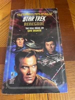Star Trek Renegade Gene DeWeese Paperback Pocket Books ISBN 0-671-65814-X SciFi - Image 1