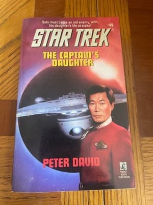 Star Trek The Captain's Daughter Peter David 1995 Pocket Paperback Sci-Fi Novel - Image 1