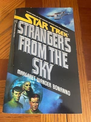 Star Trek Strangers From The Sky Paperback Margaret Wander Bonanno Sci-Fi Book - Image 1
