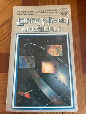 Larry Niven Ringworld Paperback Ballantine Del Rey 1970s Sci Fi Novel Used - Image 1