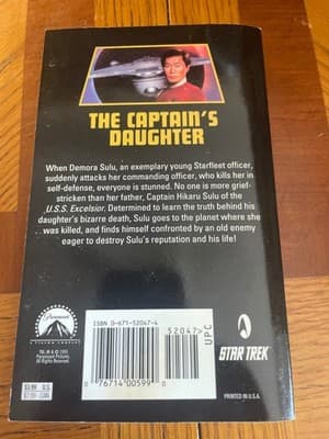 Star Trek The Captain's Daughter Peter David 1995 Pocket Paperback Sci-Fi Novel - Thumbnail 2