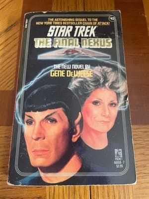 Pocket Star Trek The Final Nexus Paperback Gene DeWeese Sci-Fi Novel Mass Market - Image 1