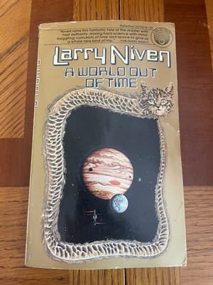 Larry Niven A World Out of Time Paperback Vintage Sci-Fi Ballantine Mass Market - Image 1