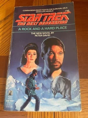 Star Trek TNG A Rock And A Hard Place Peter David Pocket Books Paperback SciFi - Image 1
