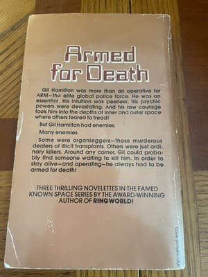 Larry Niven The Long Arm of Gil Hamilton Armed for Death Paperback Ballantine SF - Thumbnail 2