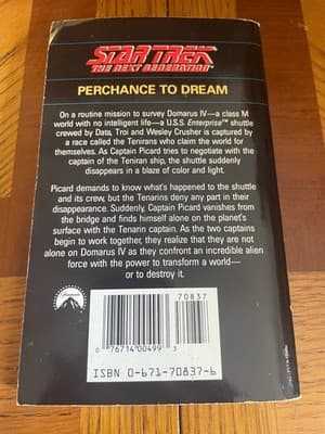 Star Trek Next Generation Perchance To Dream Howard Weinstein Pocket Books PB - Thumbnail 2