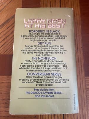 Larry Niven Convergent Series Paperback Ballantine Vintage Sci-Fi Short Stories - Thumbnail 2