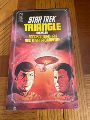 Star Trek Triangle Paperback S Marshak M Culbreath Pocket Books Sci Fi - Image 1