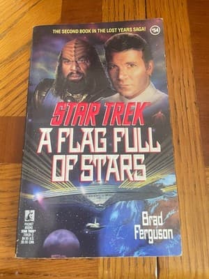 Star Trek A Flag Full Of Stars Brad Ferguson Paperback Sci Fi Novel 1996 PB - Image 1