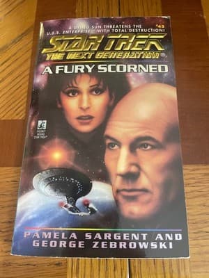 Star Trek The Next Generation A Fury Scorned Pamela Sargent Paperback Pocket - Image 1