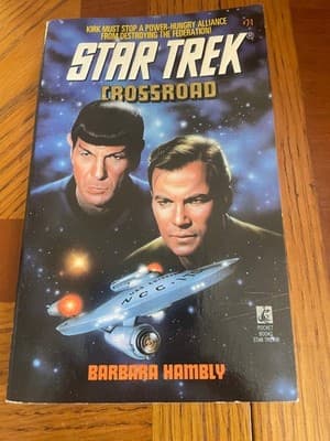 Star Trek Crossroad Barbara Hambly Paperback Pocket Books SciFi #71 Kirk Novel - Image 1