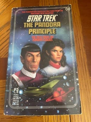 Star Trek The Pandora Principle Carolyn Clowes Paperback ISBN 0-671-65815-8 - Image 1