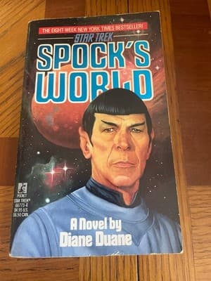 Star Trek Spock's World Diane Duane Paperback Pocket SciFi Novel Mass Market - Image 1