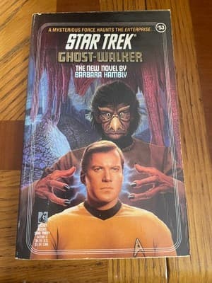 Star Trek Ghost-Walker Paperback Barbara Hambly Pocket Books Sci-Fi 1991 Novel - Image 1
