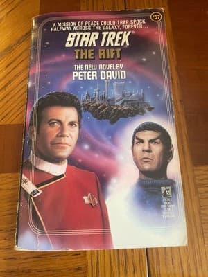 Star Trek The Rift Peter David Pocket Books Mass Market Paperback Sci-Fi Novel - Image 1